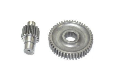 Kit pinioane angrenaj roata spate Z16/47 Piaggio Sfera &amp;ndash; Zip Fast Rider &amp;ndash; Typhoon &amp;ndash; Storm &amp;ndash; NRG 2T 50cc 95- foto