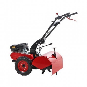 Motocultor GeoTech MCT 550, putere 7 CP, latime de lucru 60 cm, 3 trepte de viteza, freze cu rotatie inversa foto