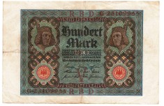 Germania 100 Marci Mark 1920 P-69 Seria 23109955 ( V )