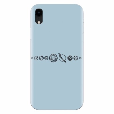 Husa silicon pentru Apple Iphone XR, Planets foto