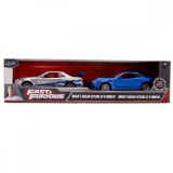 Set 2 masini metalice, Jada, Fast And Furious, Nissan Skyline 1:32