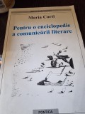 Pentru o enciclopedie a comunicarii literare - Maria Corti
