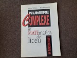 MARCEL CHIRITA MARIAN DINCA NUMERE COMPLEXE IN MATEMATICA DE LICEU