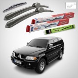 Cumpara ieftin Ștergătoare Mitsubishi Pajero Sport I (K90/K94/K96) 1996-2009 | Set Față și Spate Flat &ndash; TeamCar&reg;