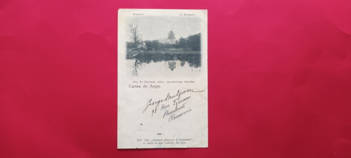 Arges Curtea de Arges Manastirea 1900