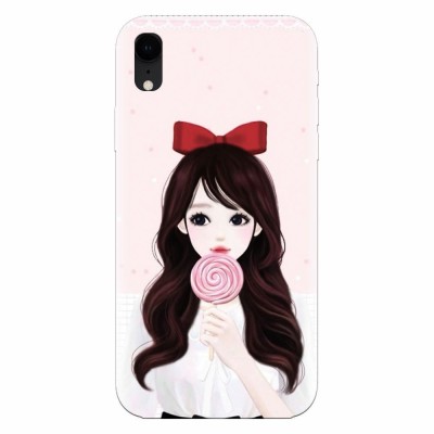 Husa silicon pentru Apple Iphone XR, Girly 001 foto