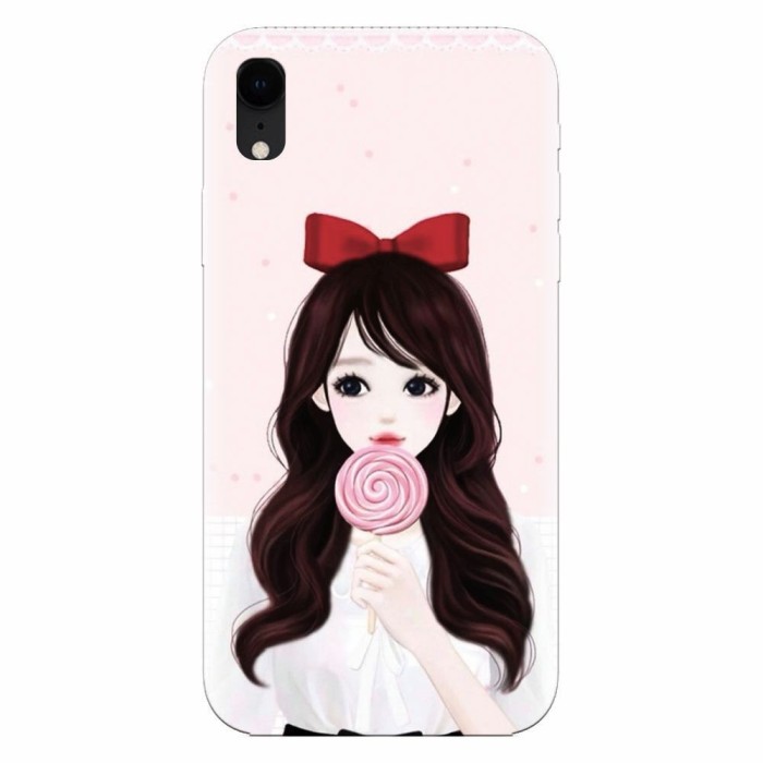 Husa silicon pentru Apple Iphone XR, Girly 001