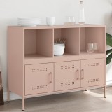 Gossi dulap, roz, 100,5x39x79 cm, otel laminat la rece