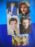 HOPCT LOT NR 1195 -ACTORI /ARTISTI-5 CARTI POSTALE-NECIRCULATE