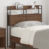 VidaXL Tăblie de depozitare Stejar brun 75 cm Lemn compozit