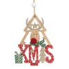 Ornament Brad Crăciun Jumbo, Lemn, Multicolor, 8x11cm, Oem