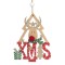 Ornament Brad Crăciun Jumbo, Lemn, Multicolor, 8x11cm