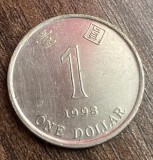 C50 - Moneda foarte veche - Hong Kong - 1 dolar - 1998