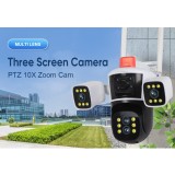 Camera de supraveghere WIFI, TSS-WL350-10X, Full HD, Zoom 10X, 4 lentile