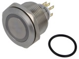 Comutator Anti-Vandalism ONPOW 2 Poziții SPDT 3A/220VAC IP65 GQ30-L-11ZE/J/W/24V