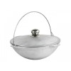 Ceaun Aluminiu Brizoll Asiatic 6L, Diametru 32cm, Ideal Foc, Camping, Gatit Rapid si Uniform, Usor, Durabil