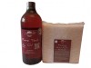 Ulei Teak Lemn Pure Teak Oil 1L &amp; Lavete Non-Abrazive Albe 150x150mm, Kit Intretinere Mobilier Lemn Masiv, Protectie UV, Interior/Exterior