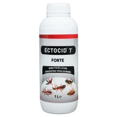 Insecticid concentrat păduchi, purici, g&acirc;ndaci, furnici, muște, ț&acirc;nțari Ectocid Forte T 1 L