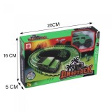 Jucarie cu masini electrice, dino truck, circuit de curse, pentru copii, 25 cm