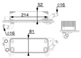 MAHLE CLC 77 000P Radiator racire ulei, cutie de viteze automata
