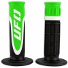 Mansoane Motocross Ufo Axiom Negru/Verde - Prindere Sigura, Design Ergonomic