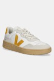 Veja sneakers din piele V-90 bărbați, culoarea gri, VD2003894B