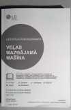 LG - Lietotaja rokasgramata Velas mazgajama masina - LV, ET, LT, RU, SQ, MK