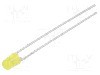 Dioda LED, 2,9mm, galbena, 3,7...5,6mcd, 5,6...12,6mcd, 20mA, 2,1...2,6V, LITEON - LTL-4251N