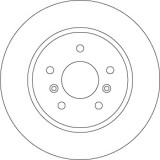 TRW DF6787 Disc frana