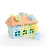 Joc sortare - Casuta pastel cu chei PlayLearn Toys, DOLU