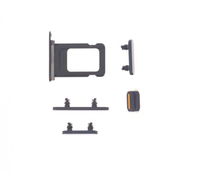 Side Key iPhone 14, 14 Plus, SET, Negru foto