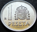 Cumpara ieftin Moneda 1 PESETA - SPANIA, anul 1989 *cod 1079, Europa, Aluminiu