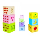 Cuburi educative, stivuibile, Oem