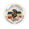 Ferdinand I, &Icirc;ntemeietorul Rom&acirc;niei Mari, farfurie de aperitiv din porțelan