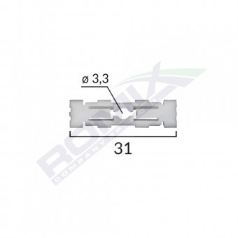 CLIPS FIXARE PLAFONPENTRU GRUP VAG - ALB SET 10 BUC