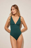 Women&#039;secret costum de baie dintr-o bucată PERFECT FIT 1 culoarea verde, cupa usor rigidizata, 5527093