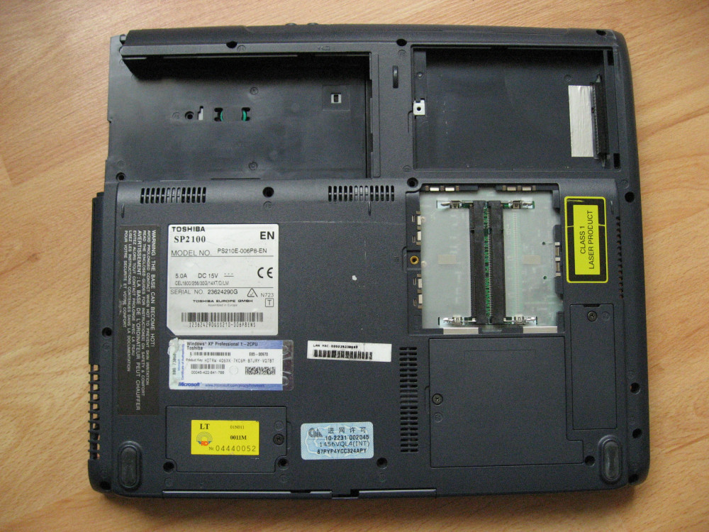 Placa de baza laptop Toshiba Satellite Pro 2100, PS210E-006P9-4D,  A5A000355, DDR, Contine procesor | Okazii.ro