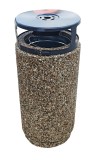 Coș de gunoi stradal din beton 53.2&times;98 cm