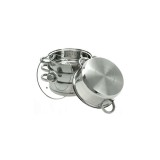 Set de 5 piese, oala pentru fiert cu abur, inox, 24 cm 5 litri Kinghoff