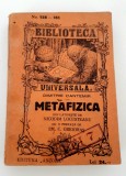 Carte Veche Dimitrie Cantemir - Metafizica Secol XVIII, 346 pagini