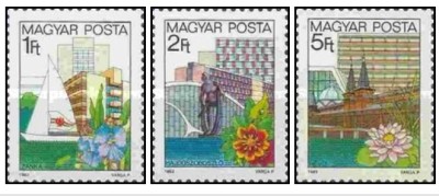 Ungaria 1983 - locuri turistice, serie neuzata foto