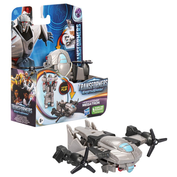 TRANSFORMERS 7 EARTHSPARK FIGURINA TRANSFORMABILA MEGA TRON 6CM