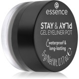 Essence STAY &amp; PLAY tus de ochi culoare 01 Black 5 g