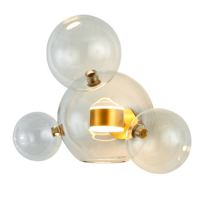 BUBBLES ST-0801W-3+1 lampă de perete aurie Step In Design