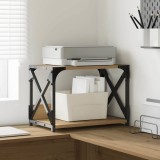 vidaXL Suport pentru imprimantă Stejar Artizanal 44 x 26 x 31.5 cm 882173