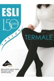 Ciorap gros de bumbac cu 3D Lycra, Esli Termale 150 - Nero, 3-M Standard, Conte Elegant