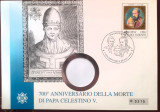Cumpara ieftin Vatican 1996 Papa Celestino 700 ani de la moarte Fdc, Nestampilat