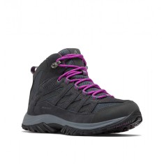 Columbia Crestwood Mid Waterproof Gri - Graphite Bright Plum