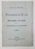 PRINCIPATUL DE WIED SI SCHITA GENEALOGICA A CASEI PRINCIARA , urmata de ARMELE FAMILIEI de GENERAL P.V. NASTUREL , 1914