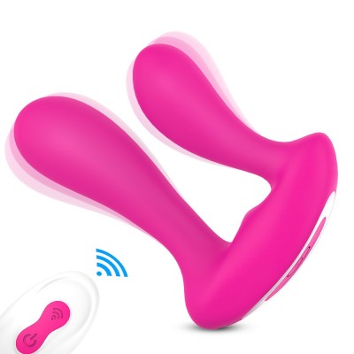 Vibrator Double Mento Remote Pink foto